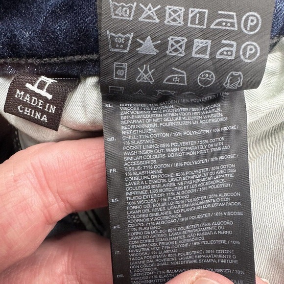 G-Star Raw Men Jeans 34/34 Blue Cotton Designer Straight Streetwear Casual. - Picture 9 of 10